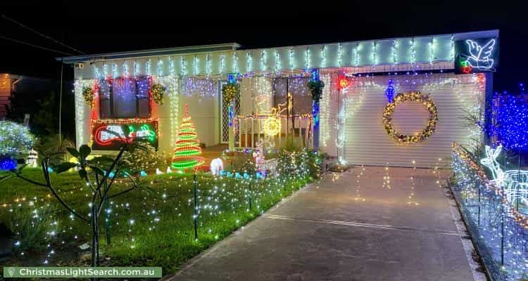 Christmas Light display at  Madrers Avenue, Kogarah