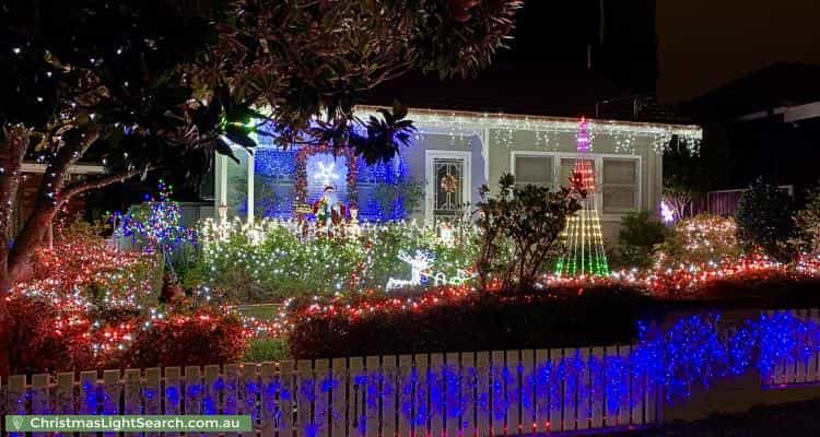 Christmas Light display at  Madrers Avenue, Kogarah