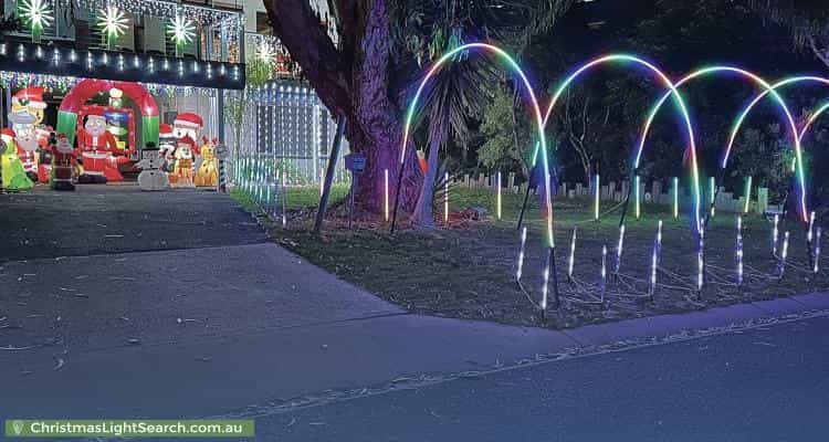 Christmas Light display at 45 Goldensands Road, Cape Woolamai