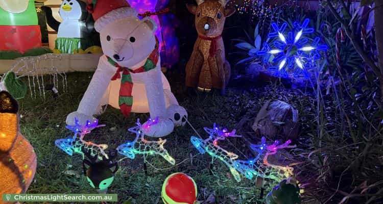 Christmas Light display at 47 Morrie Crescent, Blackburn North