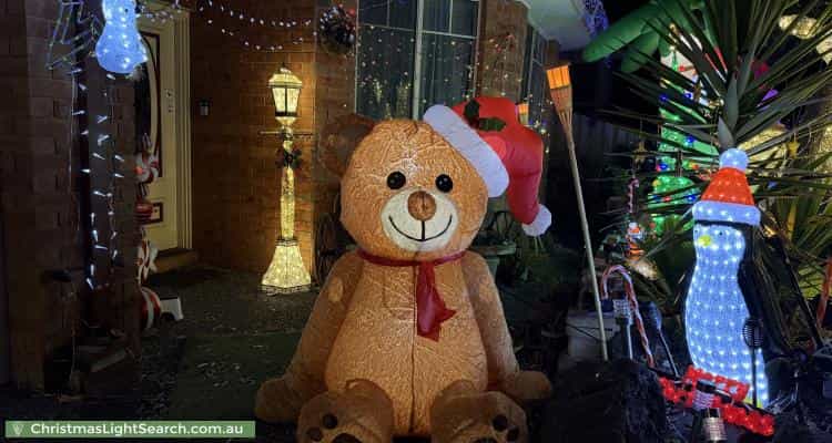 Christmas Light display at 47 Morrie Crescent, Blackburn North