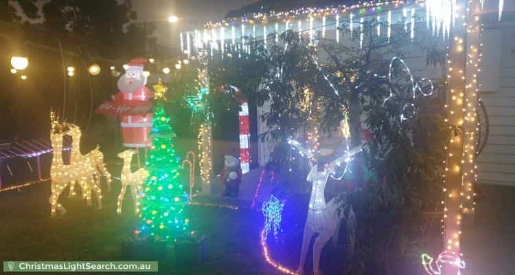 Christmas Light display at  Blamey Street, Bentleigh East