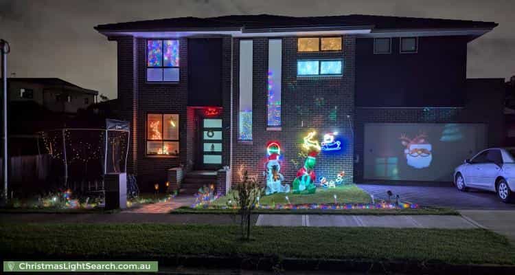 Christmas Light display at 2 Wellington Road, Auburn