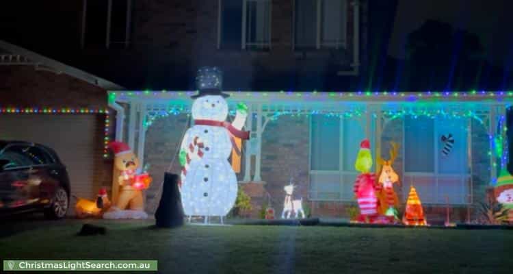Christmas Light display at 34 Niland Way, Casula