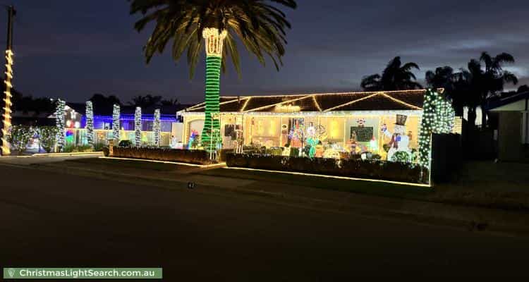 Christmas Light display at 42 Harold Lea Way, Hackham