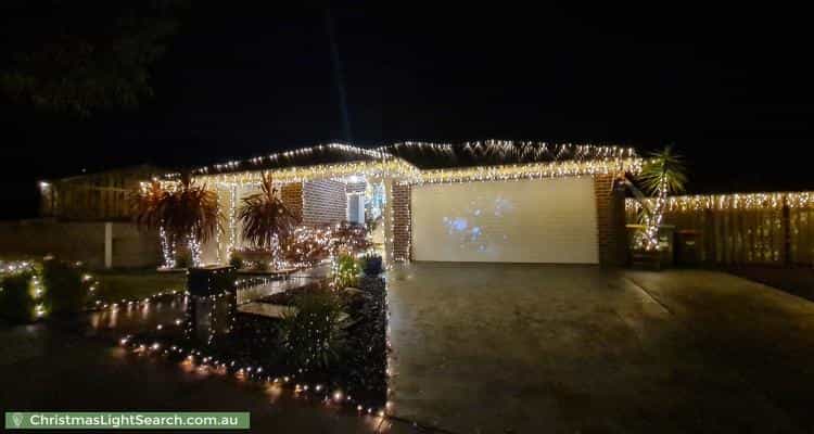 Christmas Light display at 3 Heathland Avenue, Warragul
