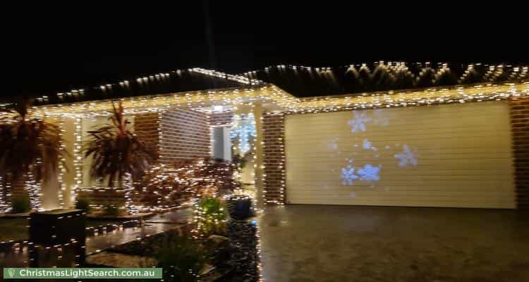 Christmas Light display at 3 Heathland Avenue, Warragul