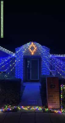 Christmas Light display at 5 Jenolan Street, Harrison