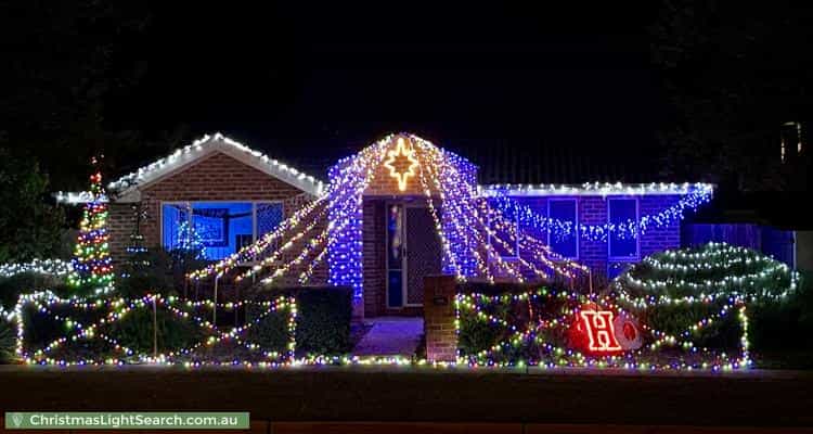 Christmas Light display at 5 Jenolan Street, Harrison
