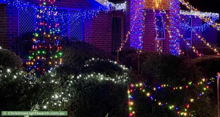 Christmas Light display at 5 Jenolan Street, Harrison