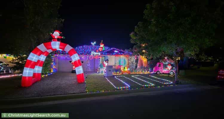Christmas Light display at 23 Ernestine Circuit, Eagleby
