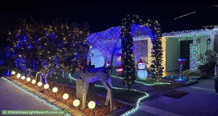 Christmas Light display at 45 Blackwood Meander, Yanchep