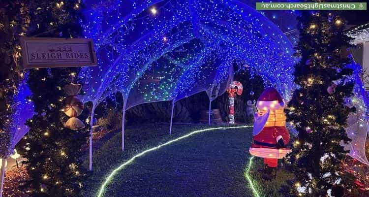 Christmas Light display at 45 Blackwood Meander, Yanchep