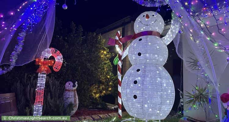 Christmas Light display at 45 Blackwood Meander, Yanchep