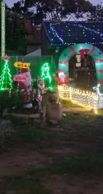 Christmas Light display at  Guthridge Crescent, Wanniassa
