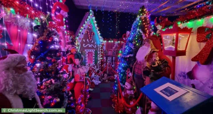 Christmas Light display at Karingal Road, Dernancourt
