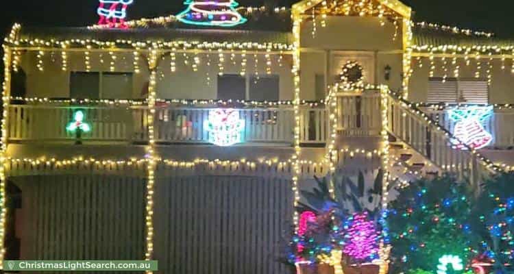 Christmas Light display at 7 Hidden Court, Joyner