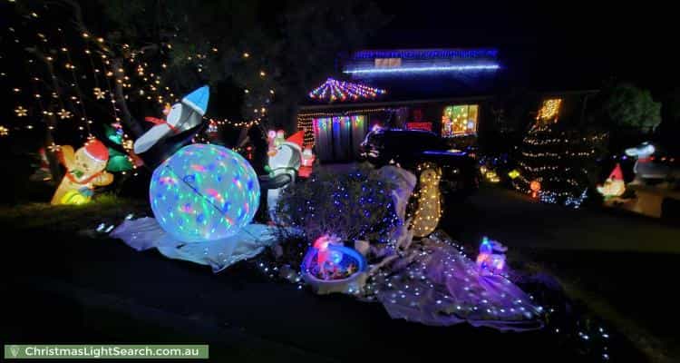 Christmas Light display at 50 Penna Road, Midway Point