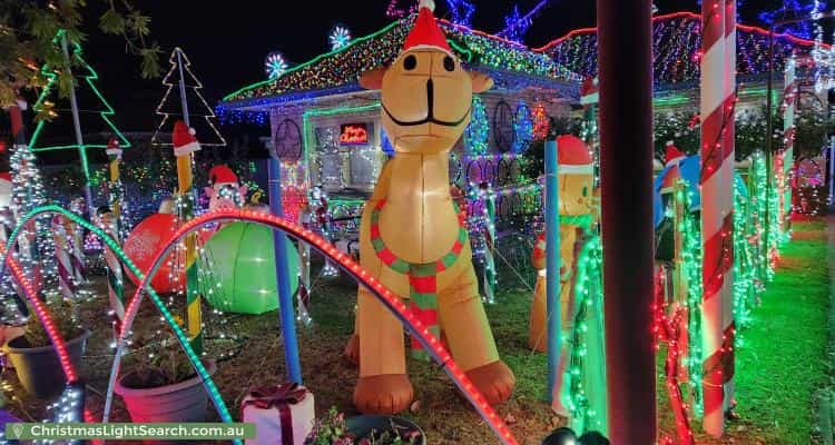 Christmas Light display at 3 Sabre Street, Netley