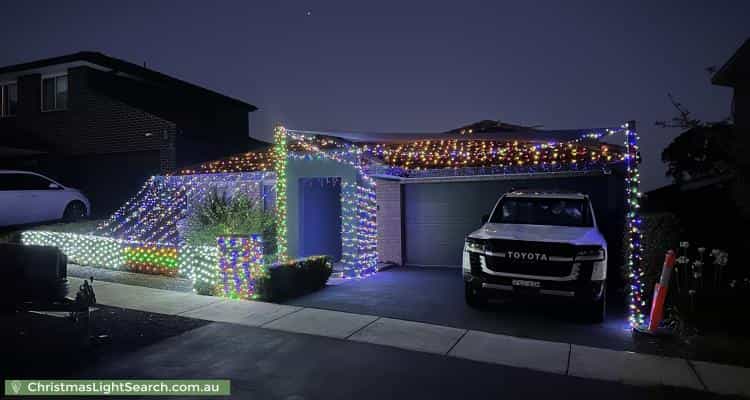 Christmas Light display at 14 Kevin Curtis Crescent, Casey