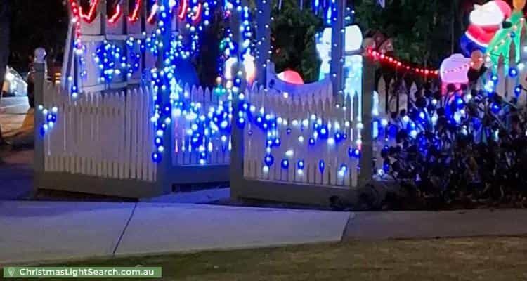 Christmas Light display at 21 Hoffmans Road, Essendon West