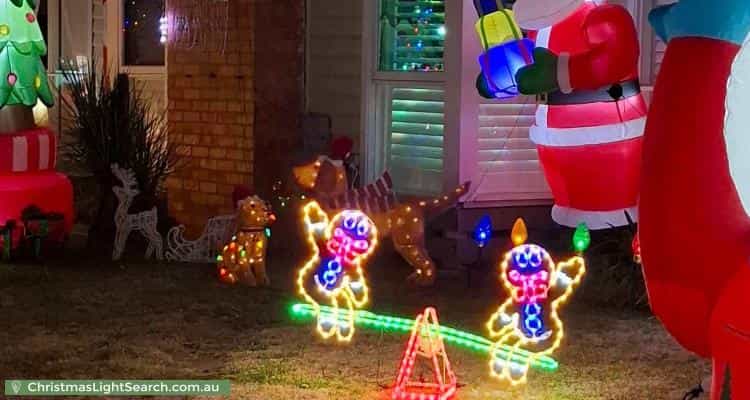 Christmas Light display at 21 Hoffmans Road, Essendon West