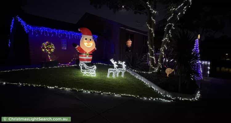 Christmas Light display at 1 Walbrook Drive, Vermont South