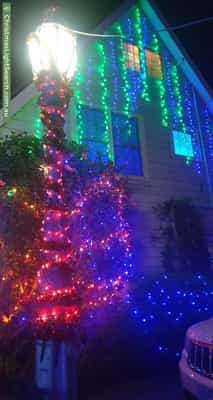 Christmas Light display at 1 Den Dulk Avenue, Altona