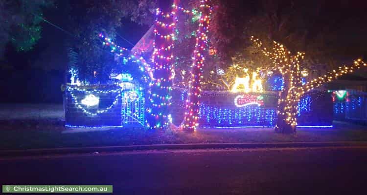 Christmas Light display at 1 Den Dulk Avenue, Altona