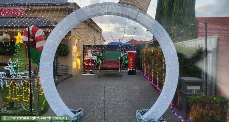 Christmas Light display at 15A Canning Street, Rosewater
