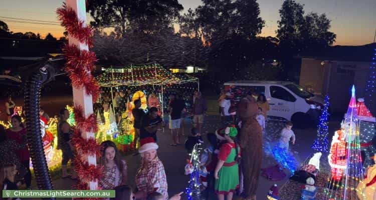 Christmas Light display at  Hull Place, Seven Hills