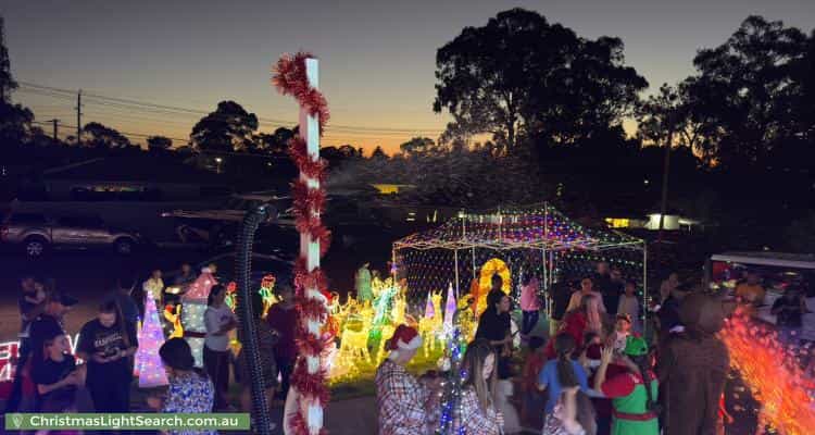 Christmas Light display at  Hull Place, Seven Hills