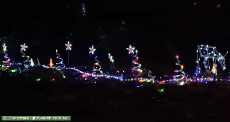 Christmas Light display at  Olsen Court, Trott Park