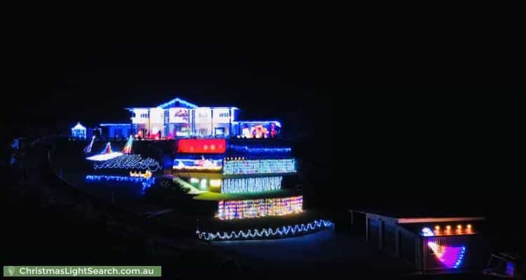Christmas Light display at 147-149 Wiseman Road West, Edmonton