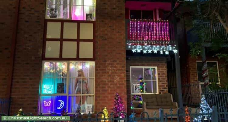 Christmas Light display at 10 Shackleton Court, Greenwith