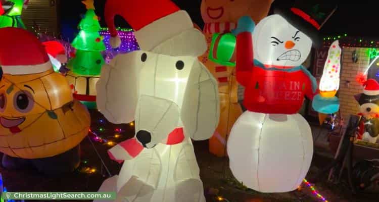 Christmas Light display at 8 Wittunga Crescent, Banks