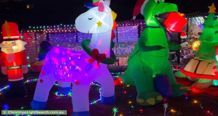 Christmas Light display at 8 Wittunga Crescent, Banks