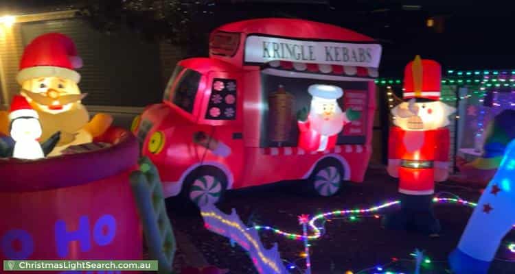 Christmas Light display at 8 Wittunga Crescent, Banks