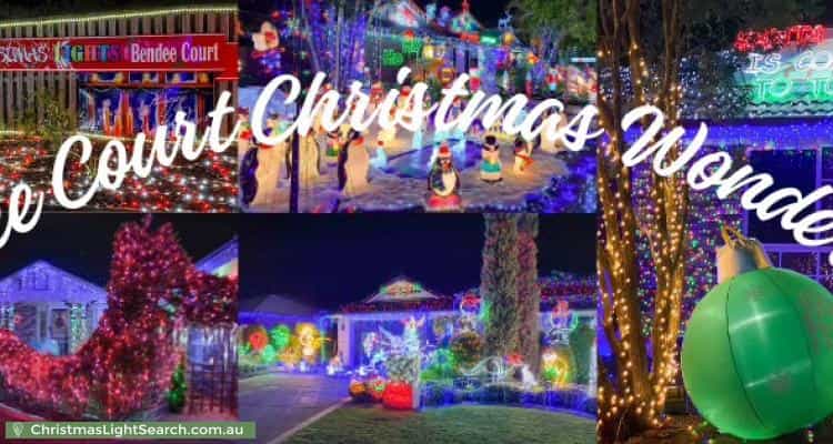 Christmas Light display at  Bendee Court, Narangba