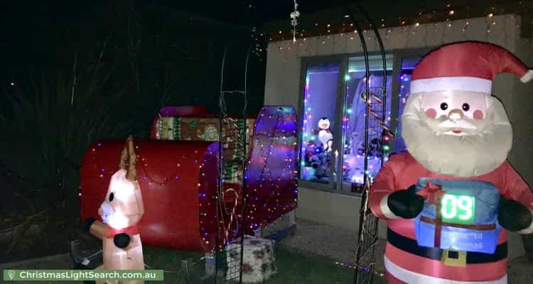 Christmas Light display at 101 Mossfiel Drive, Hoppers Crossing