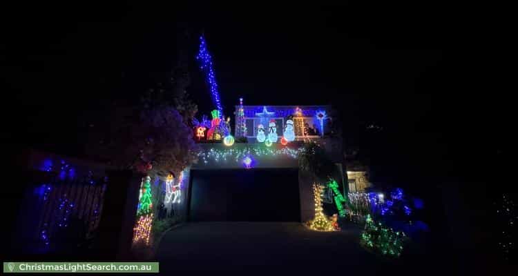 Christmas Light display at 34B Warrigal Road, Parkdale