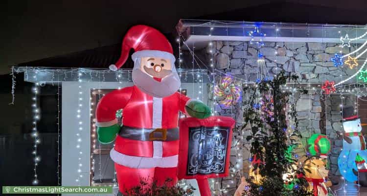 Christmas Light display at 5 Fable Way, Cranbourne East