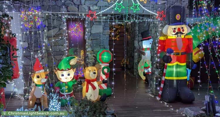 Christmas Light display at 5 Fable Way, Cranbourne East