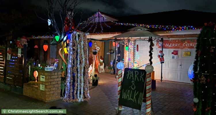 Christmas Light display at 14 Boardwalk Boulevard, Point Cook