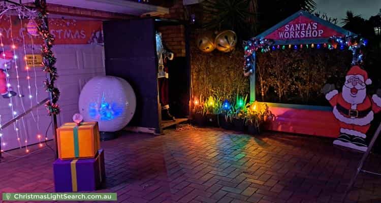 Christmas Light display at 14 Boardwalk Boulevard, Point Cook