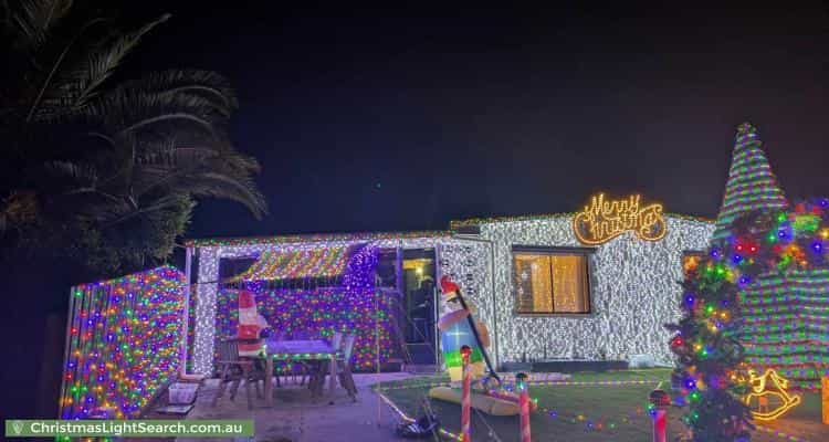 Christmas Light display at 13 Flower Court, Grovedale