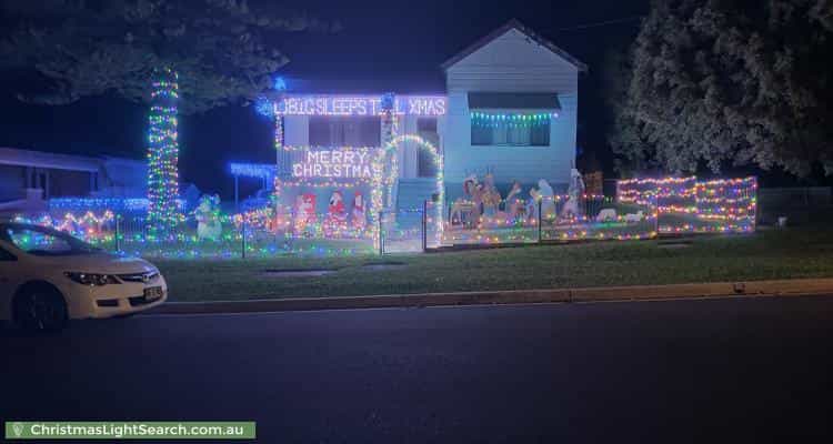 Christmas Light display at 9 Thomas Street, Cardiff