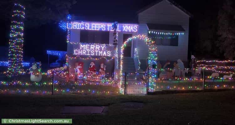 Christmas Light display at 9 Thomas Street, Cardiff