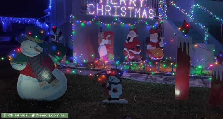 Christmas Light display at 9 Thomas Street, Cardiff