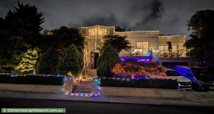 Christmas Light display at 2 Trent Court, Keilor East